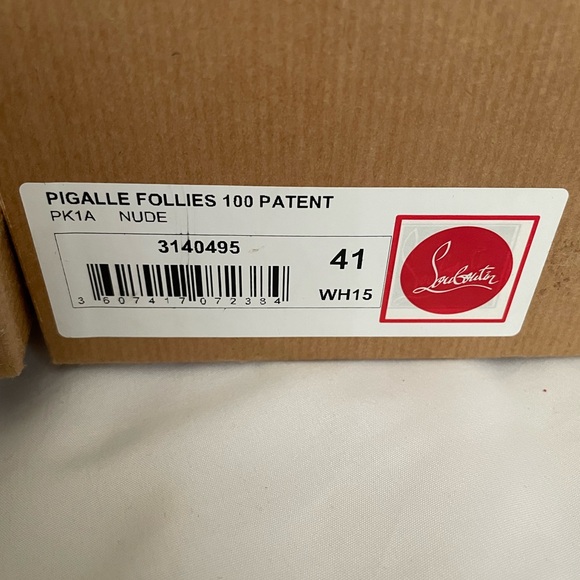 Worn once brought from Nordstrom sole protection added on heel toe n shoe - Picture 4 of 10